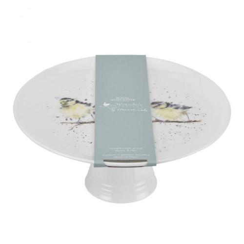Блюдо для торта Птицы 25 см Royal Worcester Забавная фауна