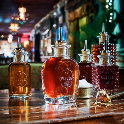 Набор бутылок для масла и уксуса Luigi Bormioli Mixology прозрачный 6 пр