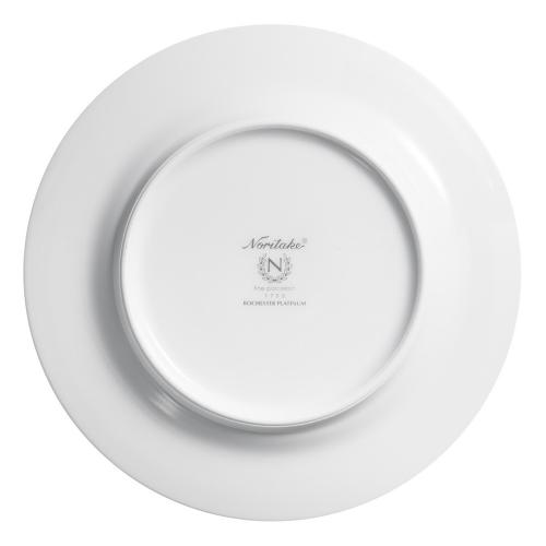 Тарелка десертная 16 см Noritake Rochester Platinum белая