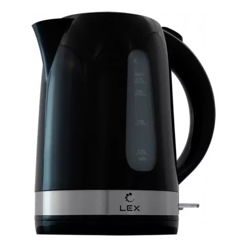Чайник электрический 1,7 л Lex LX 30028-1 черный