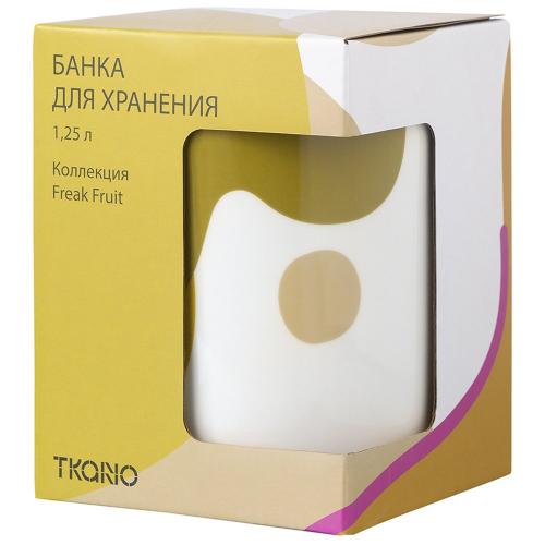 Банка для хранения 1,25 л Tkano Freak Fruit желтая