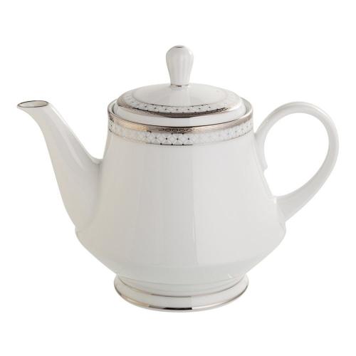 Чайник заварочный 1,1 л Noritake Rochester Platinum белый