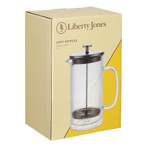 Чайник заварочный 1 л Liberty Jones Soft Ripples прозрачный