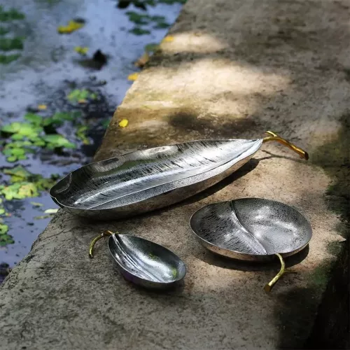 Чаша 47х15,2 см Michael Aram Lodhi Garden стальная