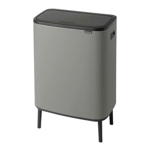 Мусорный бак 2x30 л Brabantia Bo Touch Bin Hi серый