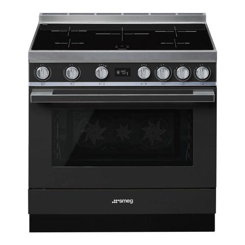 Варочный центр 90 см Smeg Portofino CPF9IPAN антрацит - 4 фото