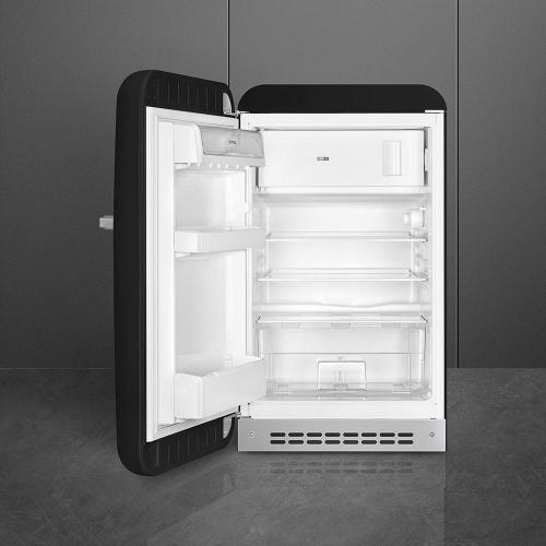 Холодильник однокамерный 96х54 см Smeg 50’s Style FAB10LBL5 черный - 1 фото