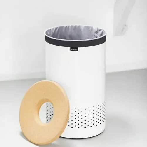 Бельевой бак 38 см 60 л Brabantia белый