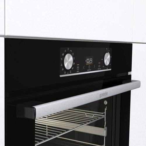 Электрический духовой шкаф 59,5 см Gorenje Essential BOSX6737E09BG черный