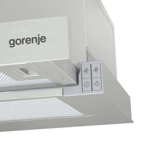 Встраиваемая вытяжка 60 см Gorenje Essential TH62E3X стальная