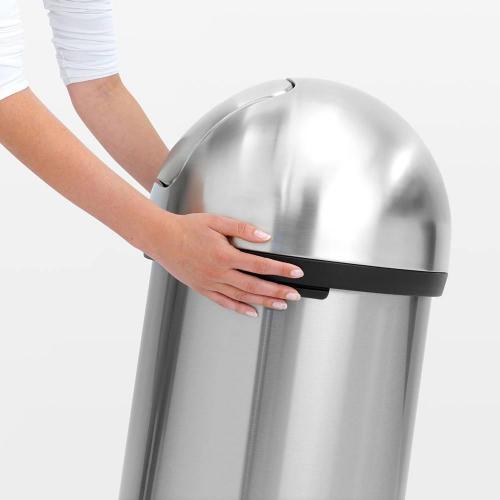 Мусорный бак 60 л Brabantia Push Bin стальной