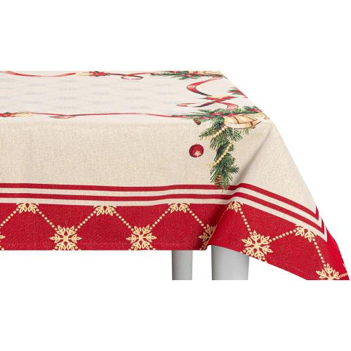 Скатерть 140х360 см Mix&Match Home Пуансетия