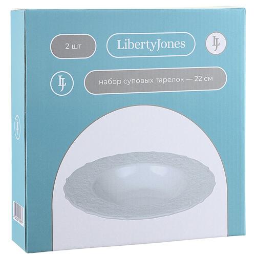 Набор тарелок 22 см Liberty Jones Tracery 2 шт белый