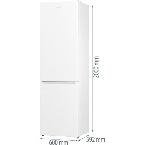 Холодильник 200х60 см Gorenje Primary NRK6201PW4 белый