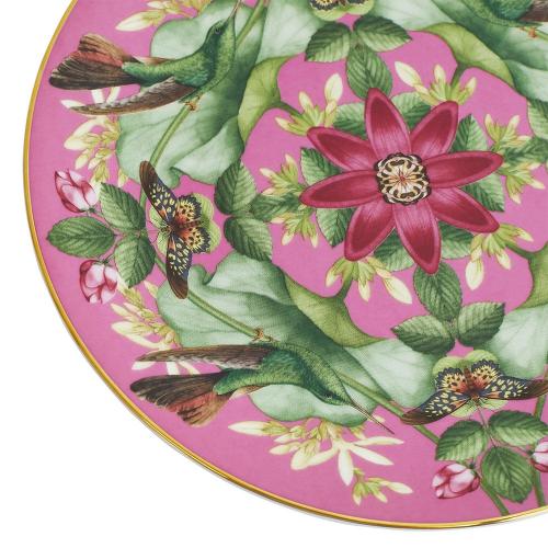 Тарелка закусочная 20 см Wedgwood Wonderlust розовая