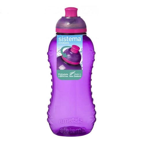 Бутылка для воды 330 мл Sistema Hydrate фиолетовая