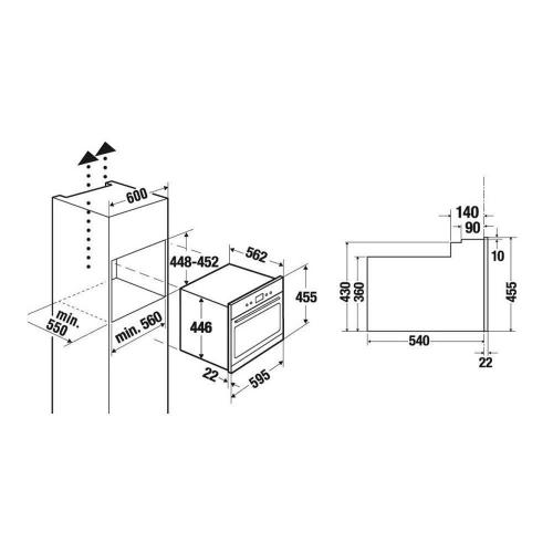 Духовой шкаф 46 см Kuppersbusch K.3 CB 6350.0 S1 Stainless Steel