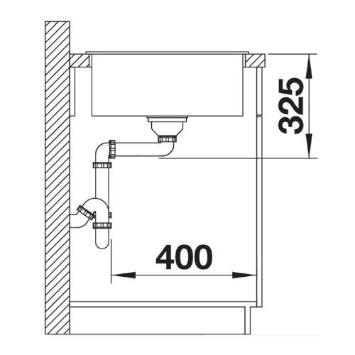 Кухонная мойка 78 см Blanco Zia XL 6 S Compact черная - 1 фото