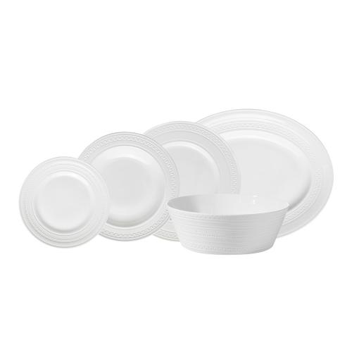 Столовый сервиз на 6 персон Wedgwood Intaglio белый 20 пр