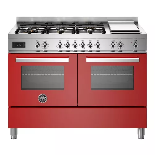 Варочный центр 119,5х60 см Bertazzoni Professional PRO126G2EROT красный