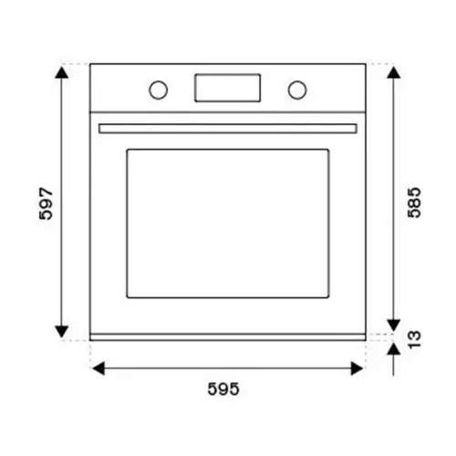 Электрический духовой шкаф 59,5 см Bertazzoni Professional F6011PROVPTN черный