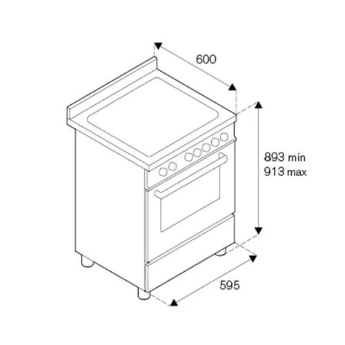 Варочный центр 59,5х60 см Bertazzoni Master MAS64L1EXT стальной