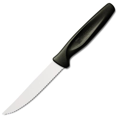 Нож для стейка 10 см, рукоятка черная Wusthof Sharp Fresh Colourful