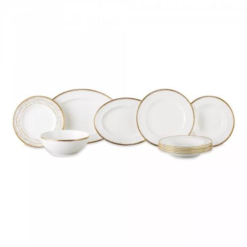 Обеденный сервиз на 6 персон Noritake Haku белый 21 пр
