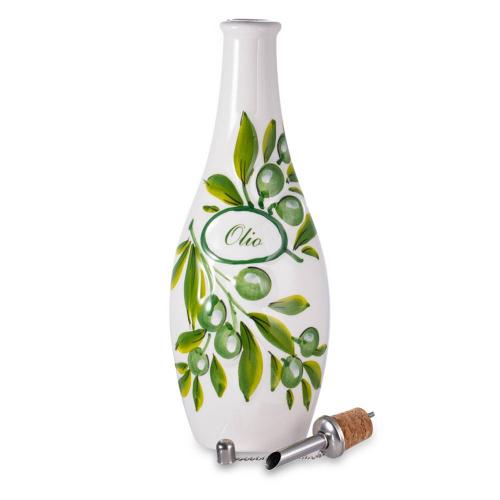 Бутылка для масла и уксуса 27 см Edelweiss Оливки белая