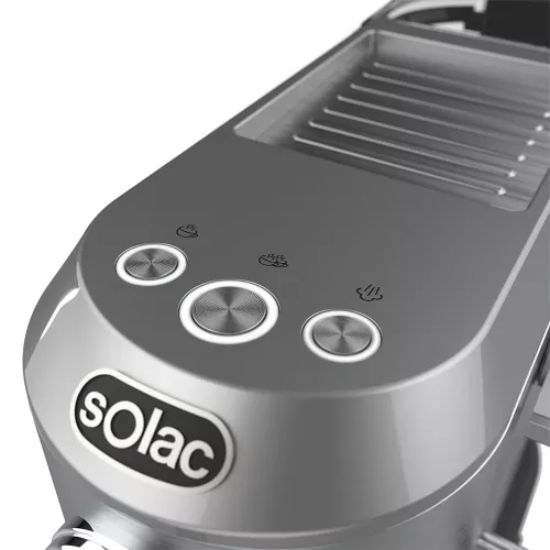 Кофемашина рожковая Solac Taste Slim Pro стальная