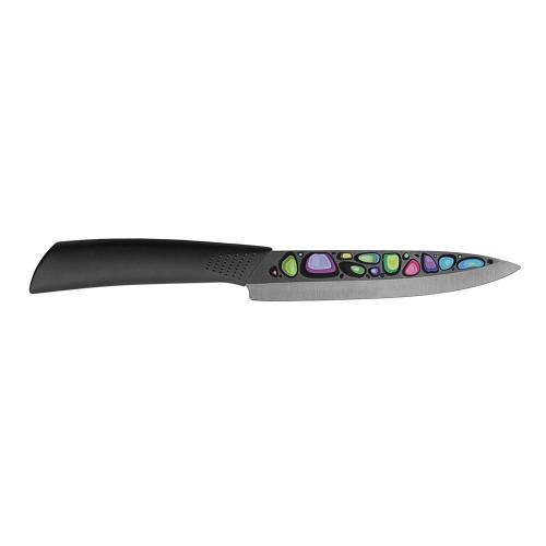 Нож универсальный 12,5 см Mikadzo Imari Black черный