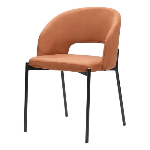 Кресло 53х51х76 см Bergenson Bjorn Earl оранжевое - 1 фото
