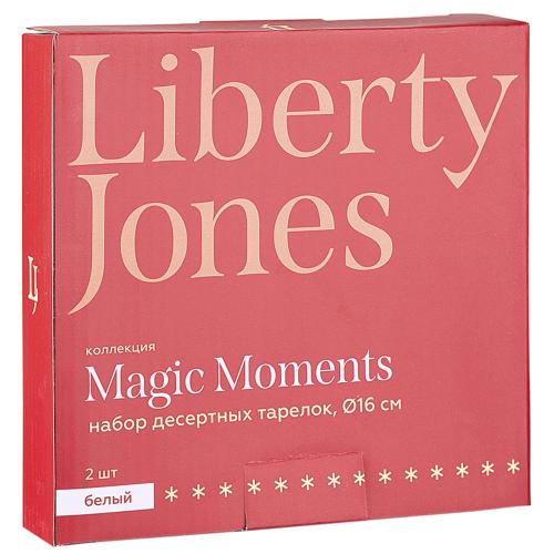 Набор тарелок 16 см Liberty Jones Magic Moments 2 шт белый