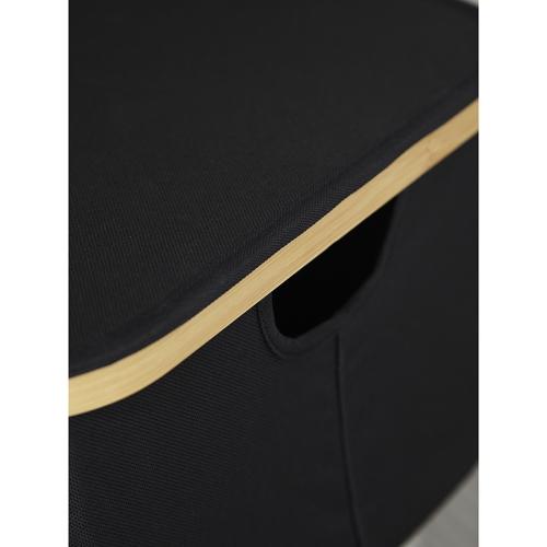 Корзина для белья 40х33 см 20 л Smart Solutions Neat Low черная