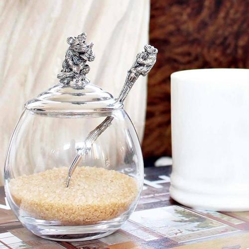 Банка для мёда с ложкой Little Bear 360 мл Vagabond House Woodland Creatures
