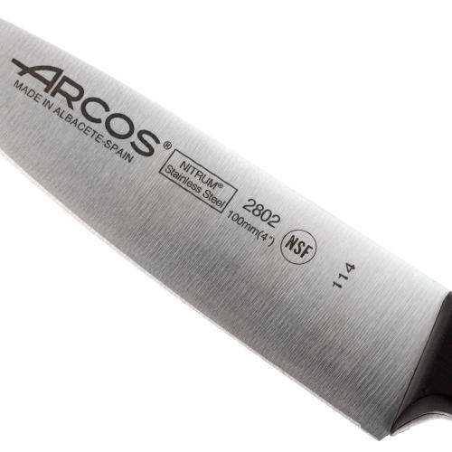 Нож овощной 10 см Arcos Universal черный