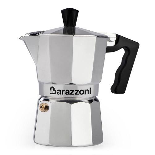 Гейзерная кофеварка на 2 чашки Barazzoni La Caffettiera стальная
