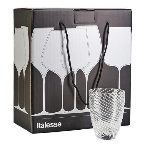 Набор сервировочных стаканов Clear Italesse Vertigo Tumbler 2 пр