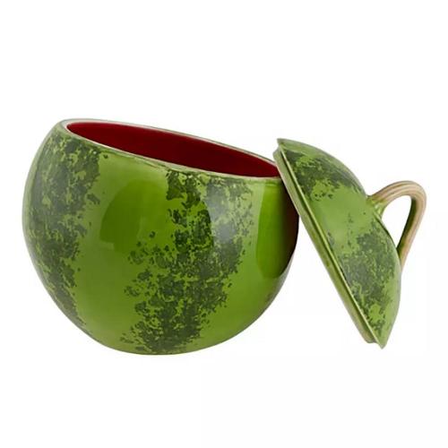 Супница 17х21,5 см 1,5 л Bordallo Pinheiro Watermelon зеленая
