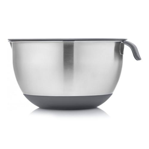 Миска для взбивания с ручкой и крышкой 20 см 2,5 л Walmer Home Chef стальная