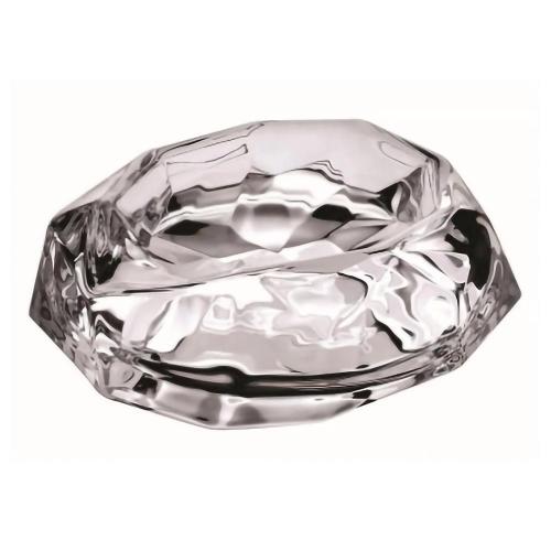 Пепельница 16х4,3 см Nude Glass Fumo прозрачная