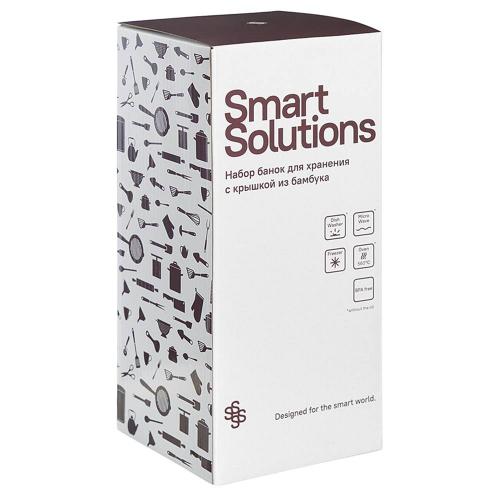 Набор банок Smart Solutions прозрачный 3 пр