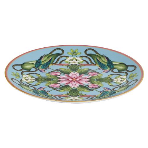 Тарелка закусочная 20 см Wedgwood Wonderlust голубая