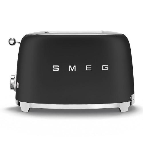 Тостер на 2 ломтика Smeg 50's Style TSF01BLMEU матовый черный