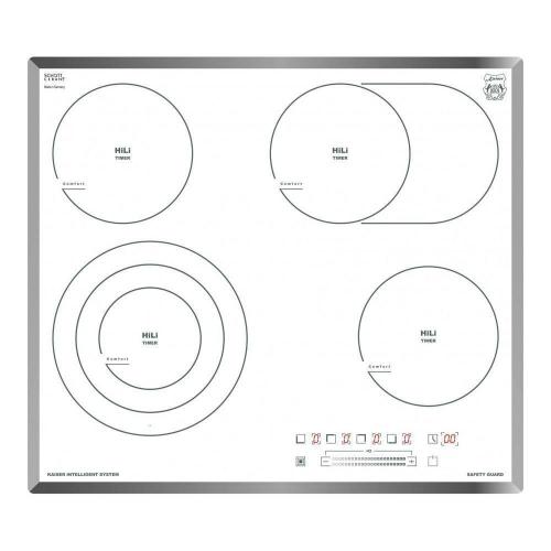Электрическая варочная панель 59х62 см Kaiser KCT 6715 F W белая