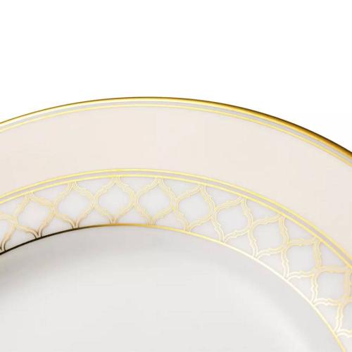 Тарелка закусочная 21 см Noritake Eternal Palace Gold бежевая