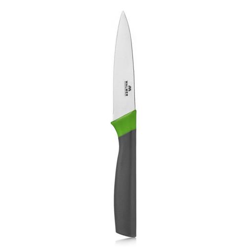 Кухонный нож овощной с чехлом 10 см Walmer Shell черный