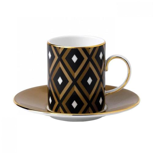 Набор кофейных пар 75 мл Wedgwood Arris 8 пр