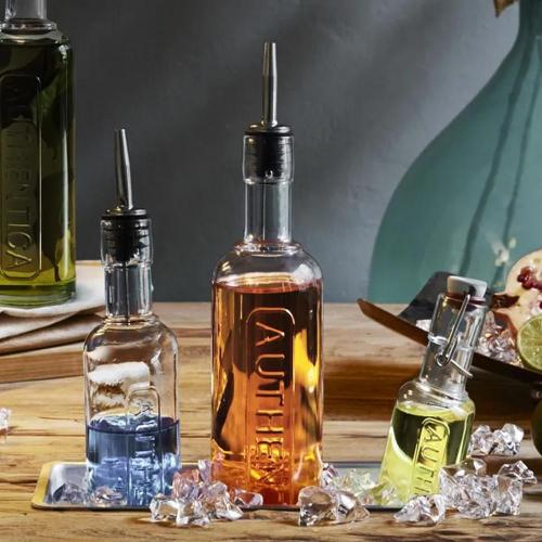 Бутылка с дозатором 250 мл Luigi Bormioli Mixology прозрачная