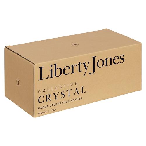 Набор кружек 400 мл Liberty Jones Crystal прозрачный 2 пр